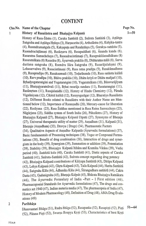 Ocean of Ayurvedic Pharmaceutics (CSBG 71)